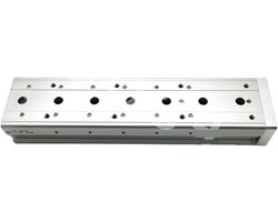 Luchtschuifcilinder - Pneumatische component - Industriële Automatisering - Model MXS20 FSQD - 75-150 mm - Zilverkleurig