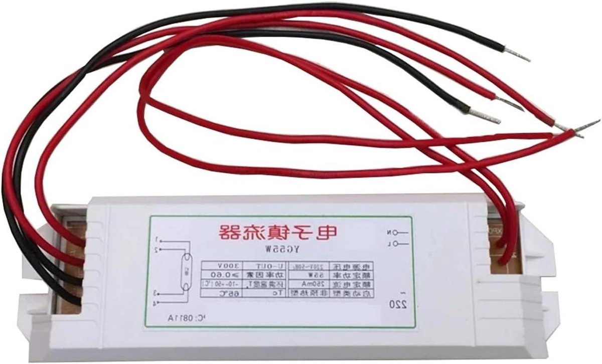 Elektronisch voorschakelapparaat - Lamp ballast - Verlichting aansturen - Energiebesparend systeem - 55W - Niet gespecificeerd