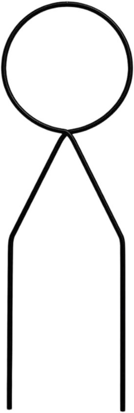 Tuingeheugde - Klimplantsteun Obelisk - Verticale Tuinondersteuning - Boomvorm Ontwerp - 330 millimeter - Zwart