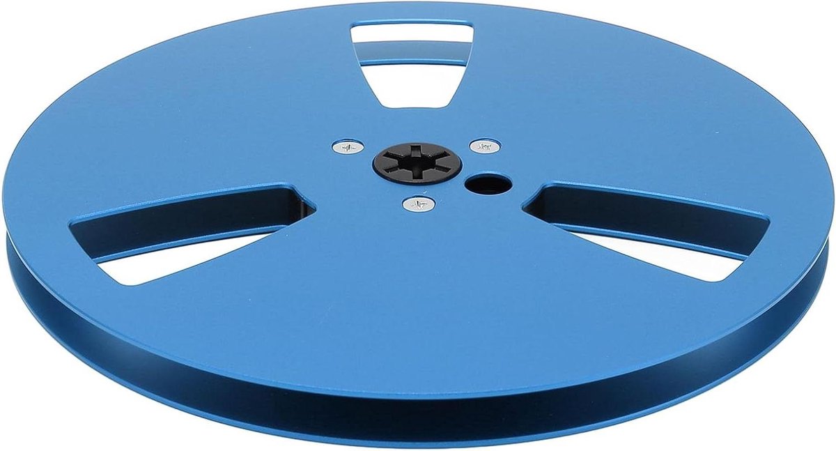 Lege Tape Spoel - Geluidsopname Rol - Audio Archiveren - Sterke Aluminiumlegering - 7 Inch Diameter - Blauw