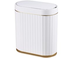 Elpheco Smart Automatic Dustbin with Motion Detector, 8 Litres, Plastic Narrow with Lid for Bedroom, Bathroom, Kitchen, Office