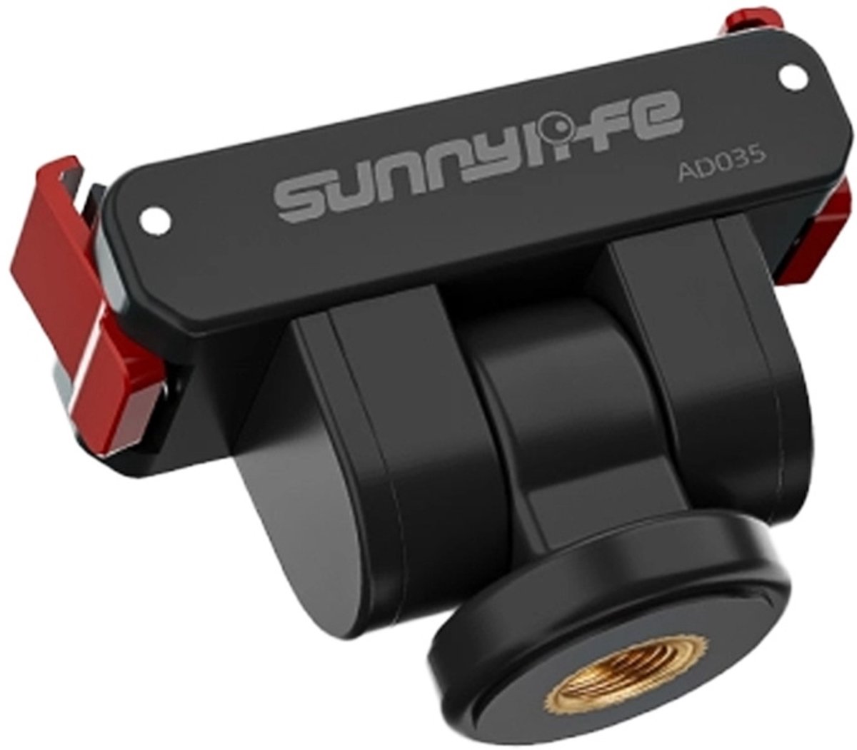Sunnylife 1/4 Bevestigingsadapter Voor Osmo Action 180° Met Statiefaansluiting