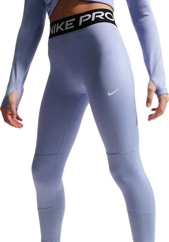 Nike Pro Dri-FIT Sportlegging - Light Thistle/Black - Maat XL (158-170) - Kids van Nike — afbeelding 2