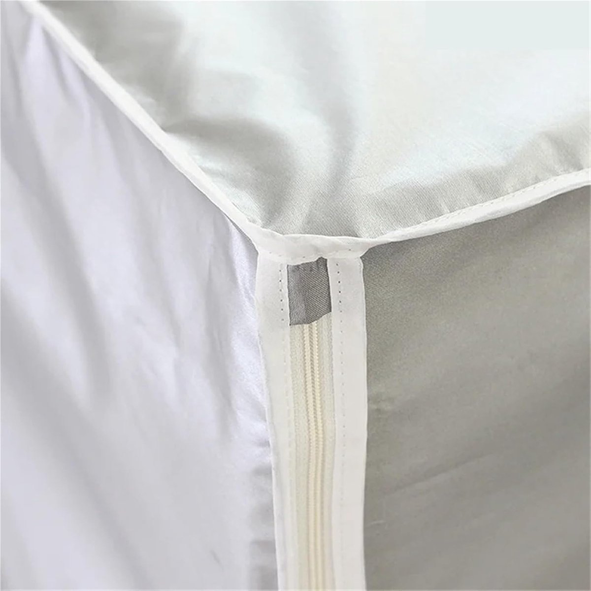 Wasmachinehoes Apparaatbescherming Huishoudelijk gebruik Waterdicht polyester 58 x 60 x 90 cm Zilverkleurig