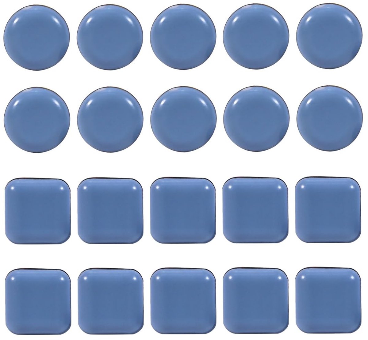 Dailygoods- Meubelglijders Teflon - Zelfklevend - 20 Stuks - Voor Zware Meubels - Bescherm