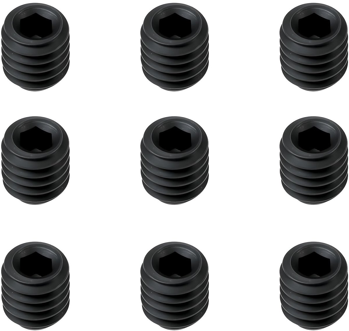 Dailygoods- Grub Schroeven 50 Stuks - M3,5x4mm - Zeskant - 12,9 Grade - Corrosiebestendig - Hoge Sterkte