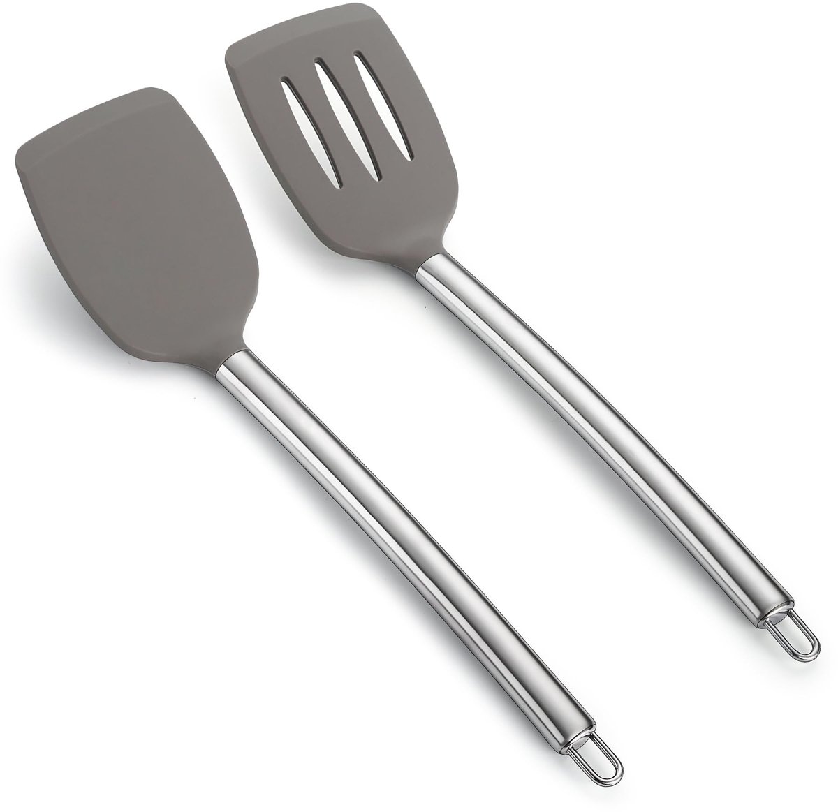 Dailygoods- Siliconen Spatels Set - Hittebestendig - Roestvrij Stalen Handvat - Vaatwasmachinebestendig - Antiaanbak Kookgerei - Gemakkelijk Schoon Te Maken - Keukenspatel