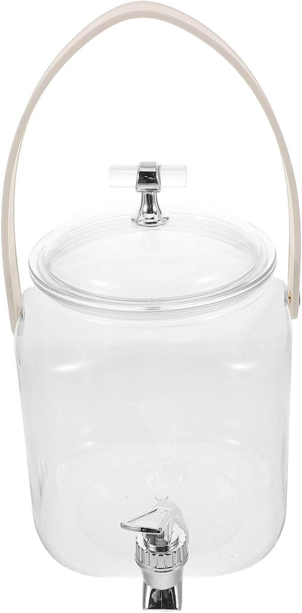 Drankdispenser Koelkast - Waterkan Kannen - Dranken Serveren - Met Kraan - 3 Liter - Transparant
