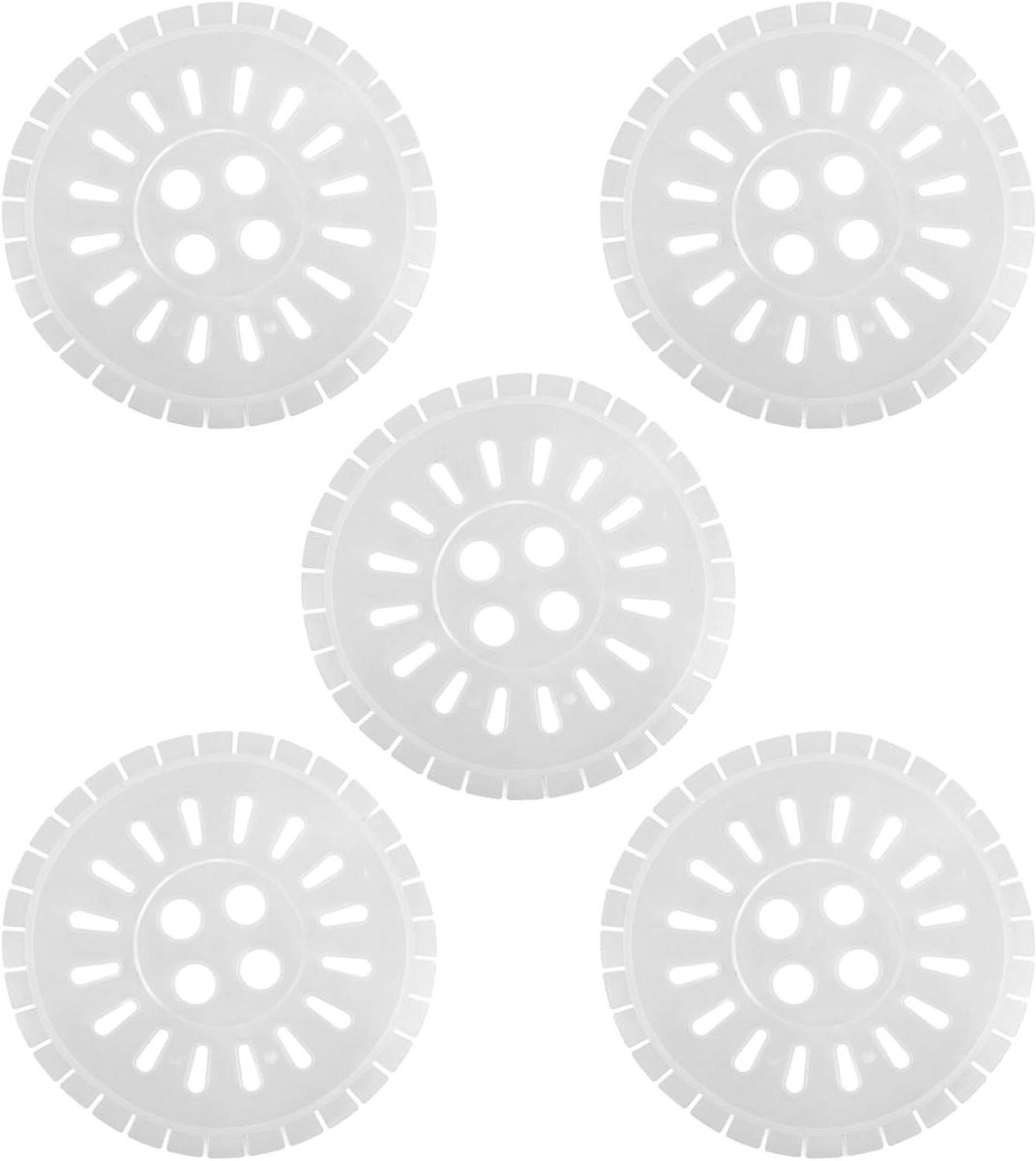 Wasmachine Onderdelen Spinner Doppen Efficiënter Wassen Robuust Ontwerp 25 Centimeter Wit