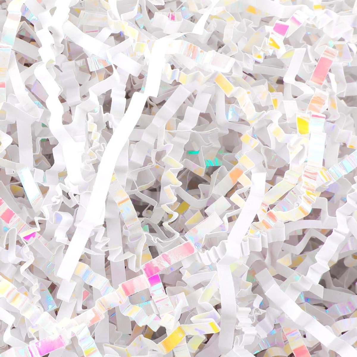 Papier Shred Filler - Geknipt Papier - Cadeau Decoratie - Milieuvriendelijk Recyclebaar - 32 Ounces - Diamant Wit