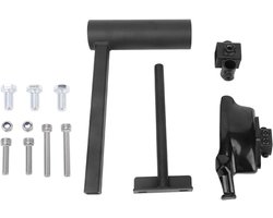 Handmatige bandenwisselset - Bandenwisselaar set - Banden wisselen - Robuuste stalen constructie - 4-delige set - Zwart
