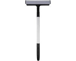 Ruitenreiniger Auto - Glasbewassing Tool - Voorruit Schoonmaken - Uitschuifbare Handgreep - 77 cm - Zwart
