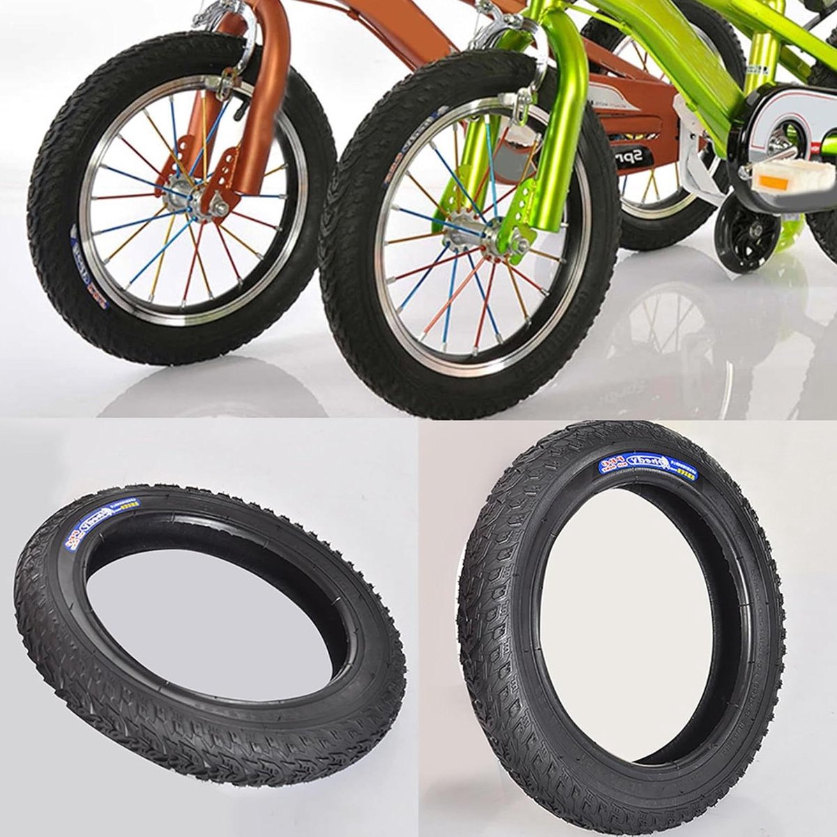 Kinder Fietsband - Kinderband Fiets - Fietsen Onderhouden - Duurzaam en Slijtvast - 12x2.1 inch - Zoals Afgebeeld