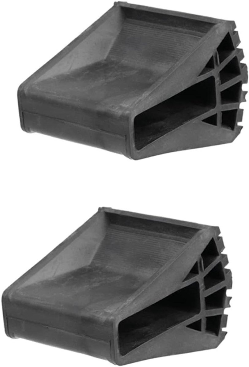 Ladder Glijmat - Ladder Voeten Beschermer - Ladder Stabiliseren - Antislip PVC Materiaal - 65 x 65 cm - Zwart