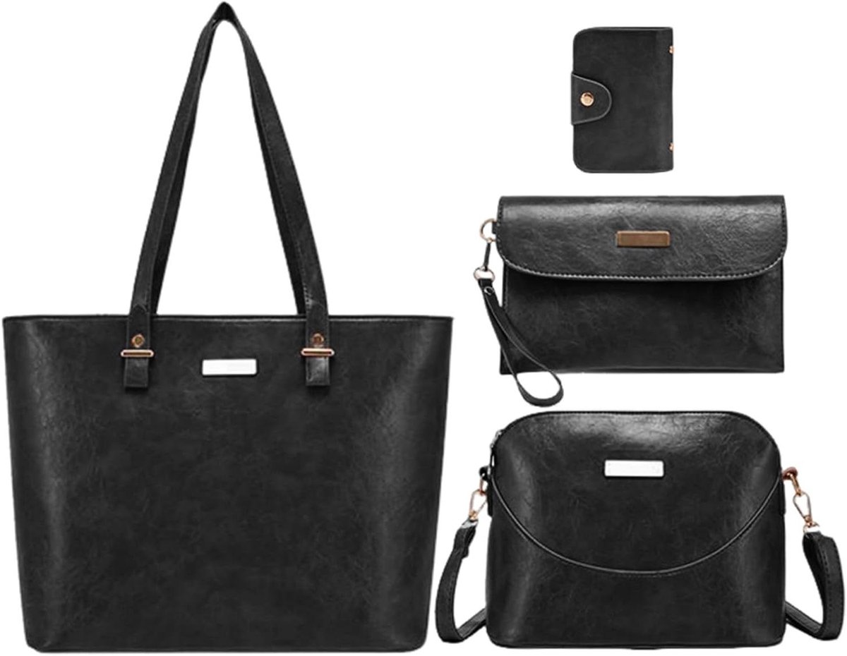 Laptop Handtassen - Computertassen PU-leer - Zakelijk Reizen - Krasbestendig Waterafstotend - 36 x 14 x 27 cm - Niet gespecificeerd
