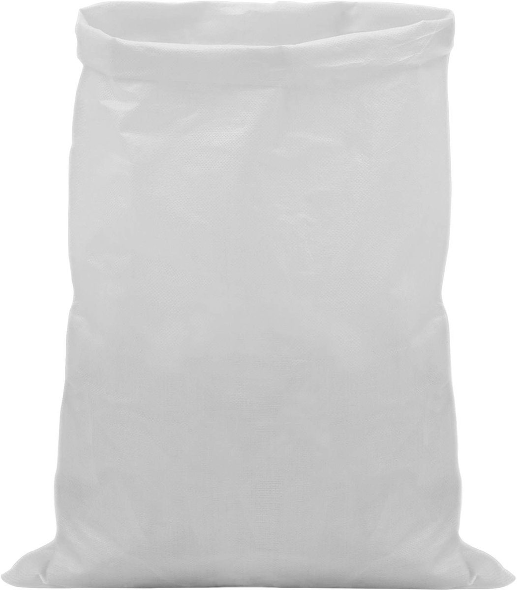 vidaXL - Geweven - zakken - 100 - pcs - Wit - 40 - x - 60 - cm - PP