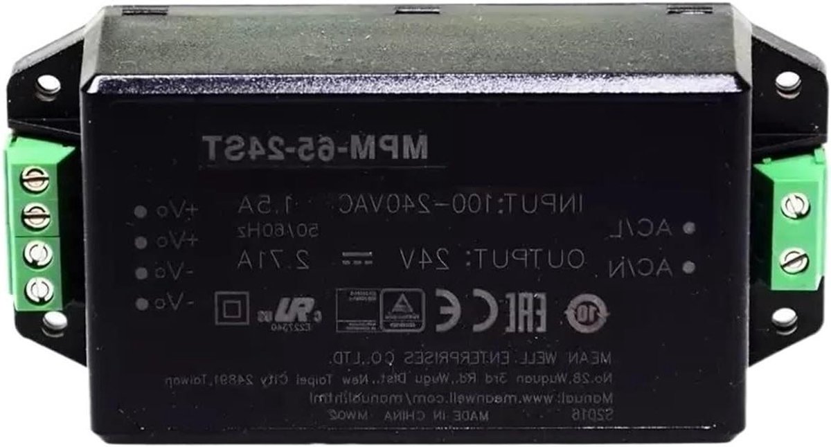 AC-DC Power Module - Voeding Module - Industriële Stroomvoorziening - 65W Vermogen - MPM-65 Serie - Wit