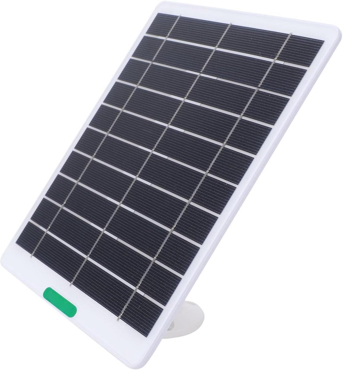 Zonnepaneel voor Camera - Solar Charger - Beveiligingscamera Opladen - Monokristallijn Paneel - 23.5 x 18 x 5 cm - Wit