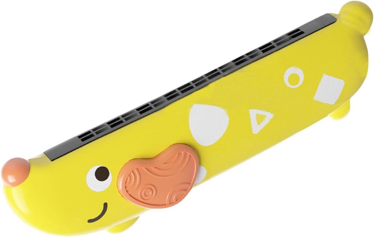 Mondharmonica Kinderen - Muziek Speelgoed - Muziek Leren - 16 Gaten - 18.7 x 5 x 6.8 cm - Veelkleurig