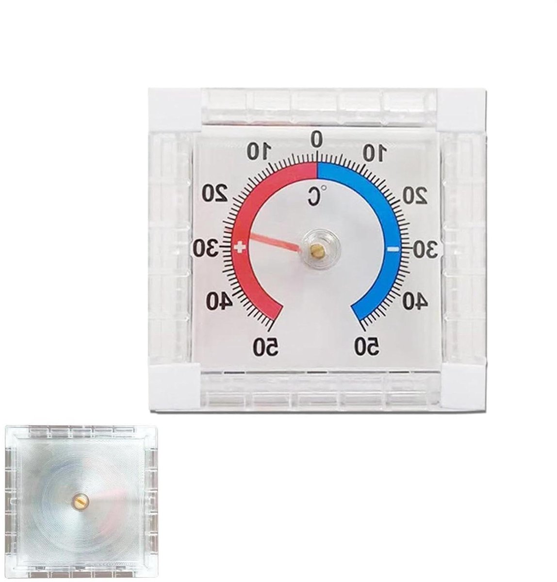 Temperatuurmeter Wandmontage - Buiten thermometer Tuin - Omgeving Bewaken - Zelfregulerende Wijzer - -50 tot 50 C - Niet gespecificeerd