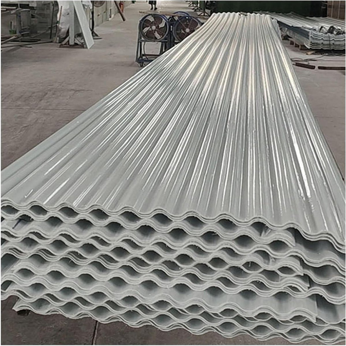 Golfdakplaten - Broeikasplaten Plafondplaten - Dakbedekking Bouw - Efficiënt Drainageontwerp - 0.9 x 1.4 m - Transparant