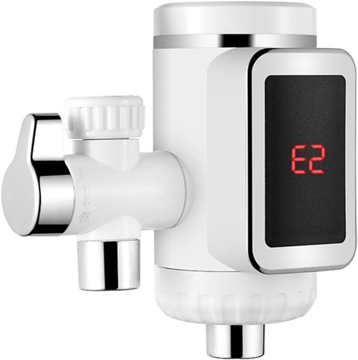 Elektrische waterverwarmer kraan - Directe warmwaterkraan - Direct warm water - Snelle verwarming - N.v.t. - Wit