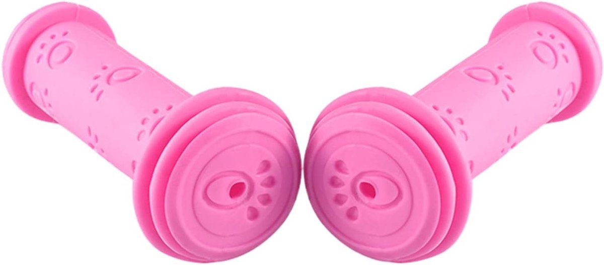 Fietsstuur Handvatten - Stuurgrepen Rubber - Comfortabel Fietsen - Anti-slip Ontwerp - 2 stuks - Roze