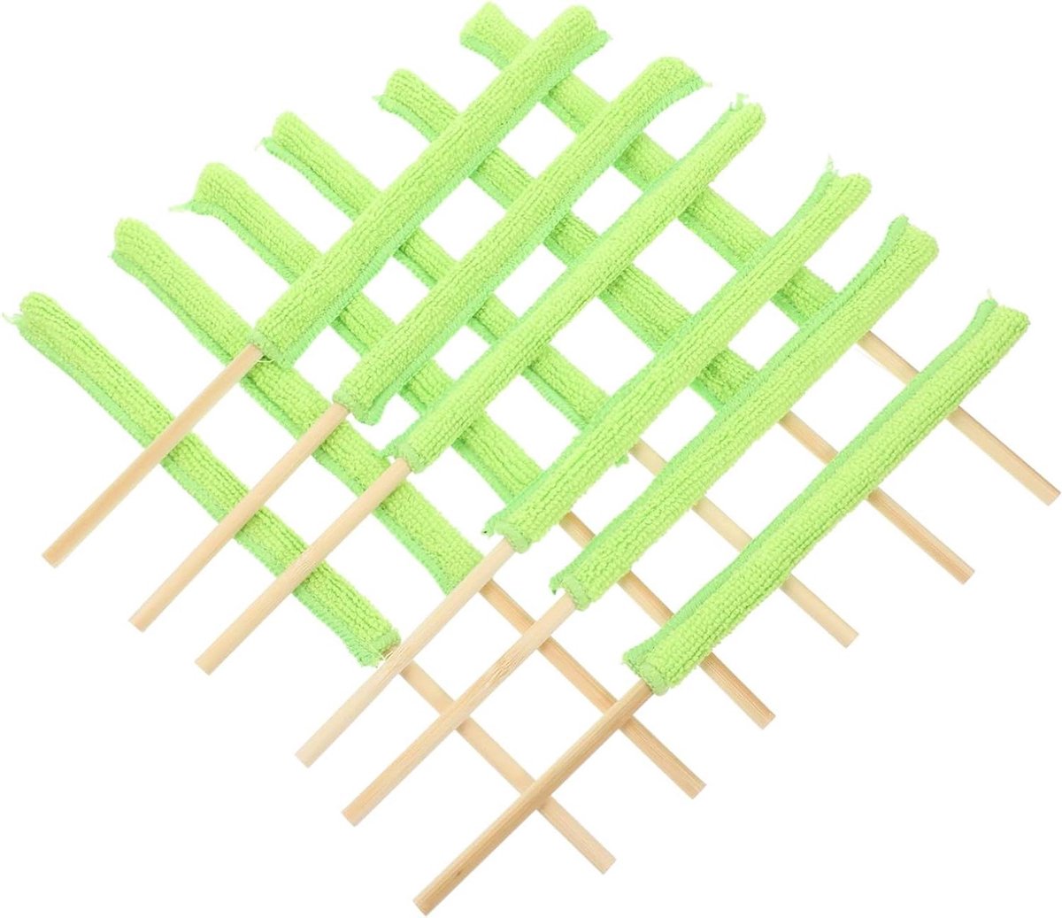 Reinigingsborstels - Spleetstofzuiger Jaloezieënreiniger - Stof Verwijderen - Multifunctioneel Ontwerp - 26 cm - Groen