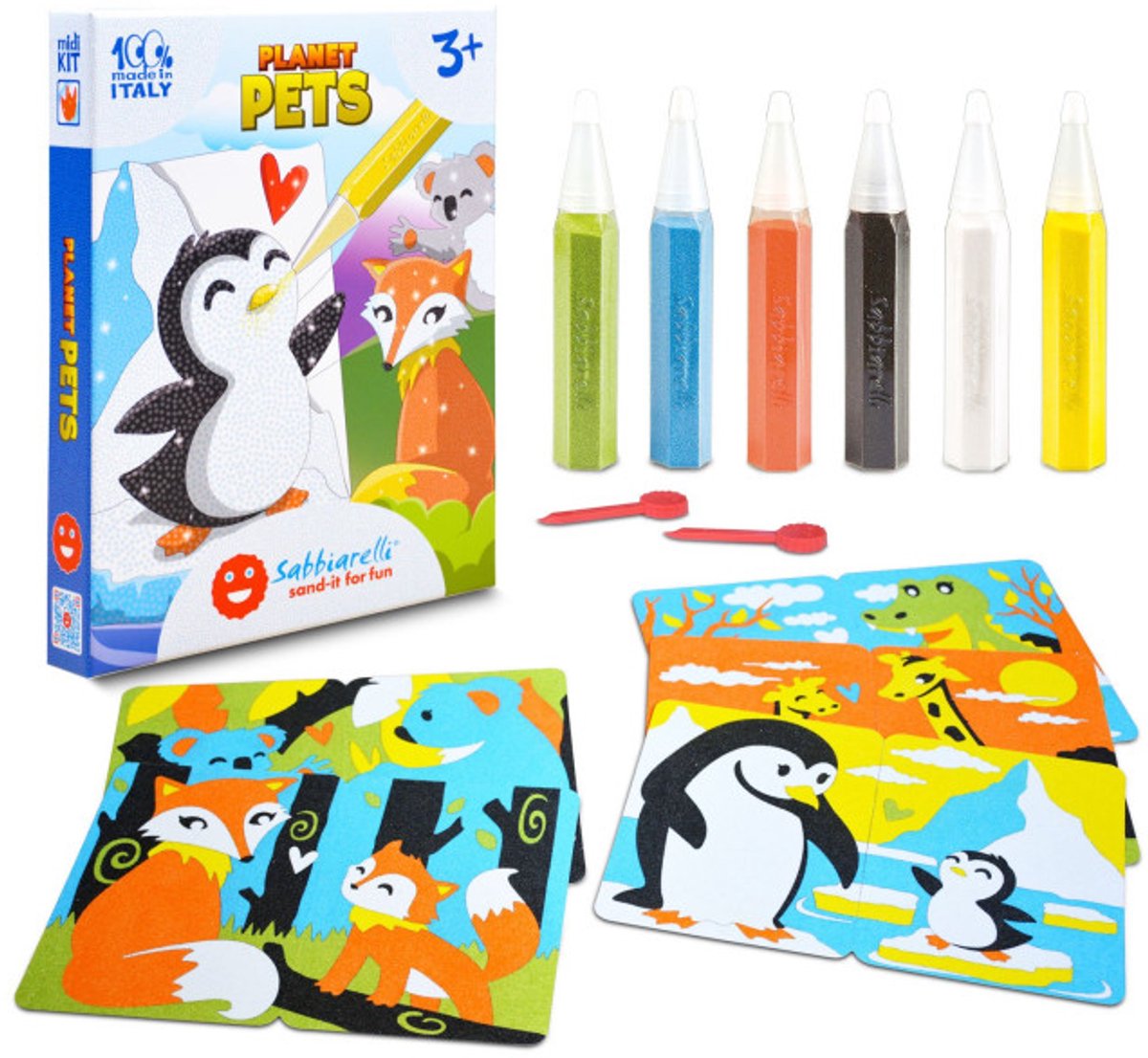 Sabbiarelli Zandschilderen Set Planet Pets