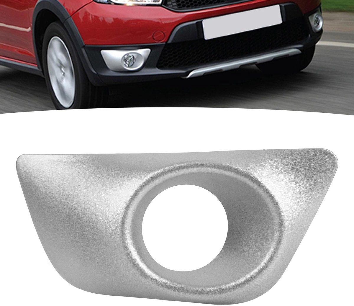 Dailygoody - Mistlampafdekking - Vervangend onderdeel - Hoogwaardige kwaliteit - Rechts - Geschikt voor Dacia Stepway MK2 Pre-Facelift 2013-2016 - Per...