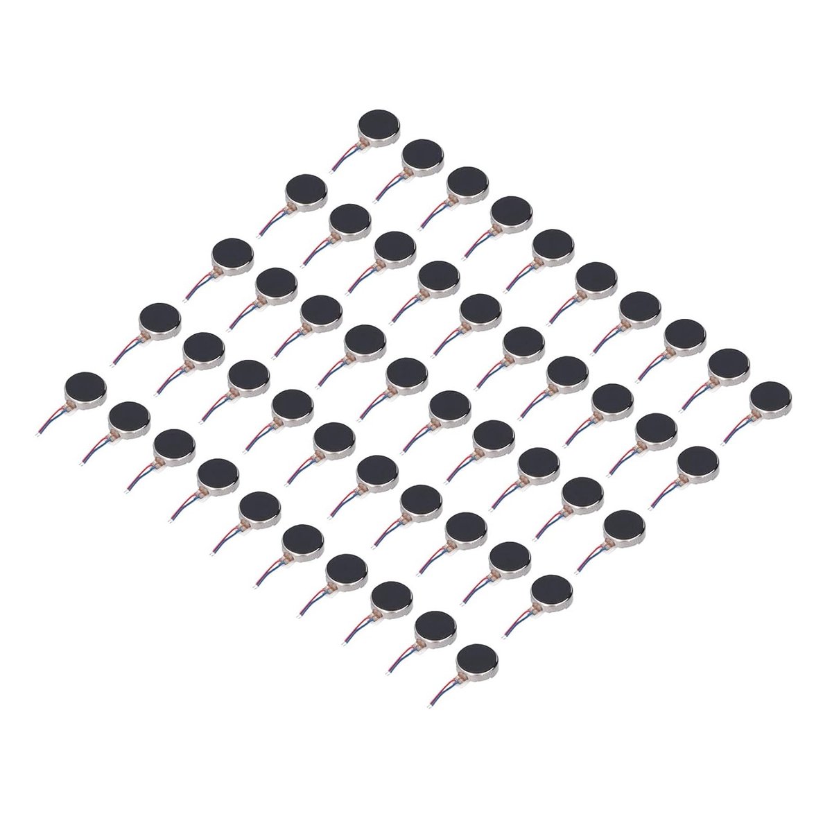 50 Stuks Mini Vibratiemotoren – DC 3V 10x2.7 Mm – Stille Micro-Vibratoren voor Horloges, Mobiele Telefoons en Tablets
