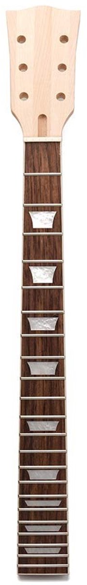Dailygoody - Elektrische Gitaar Hals - 22 Fret - Esdoorn Hout - Palissander Toets - Gitaar Onderdelen - Vervangingshals voor Gibson LP