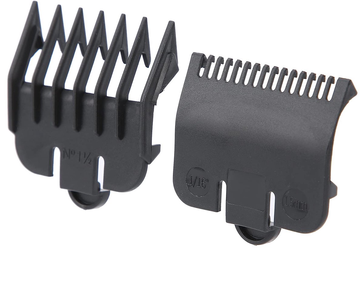 Dailygoody - Gekke Verkoop Gidskammen - Professionele haarbeschermers - Voor thuis en salon - Zwart - Tondeuse opzetkammen - Ideaal voor op reis - Haa