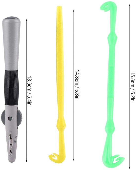 Dailygoody - Vishaak Tier Lijn - Knoop Tool - Handmatig en Roestvrijstalen - Outdoor Vissen - Perfect voor Avontuur - Voor de Gepassioneerde Visser — afbeelding 3