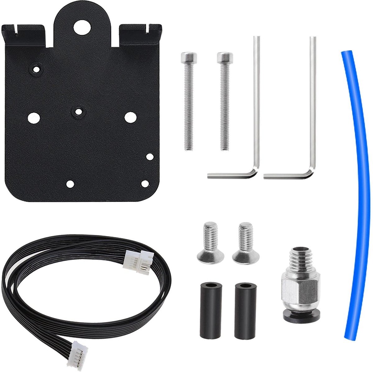 Dailygoody - Direct Drive Extruder Conversie Kit - 3D Printer Accessoires - Aluminium - Zwart - Duurzaam - Geschikt voor CR-10s