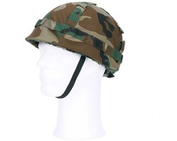 Leger Helm Camouflage - Woodland - One Size Verstelbaar - Volwassen