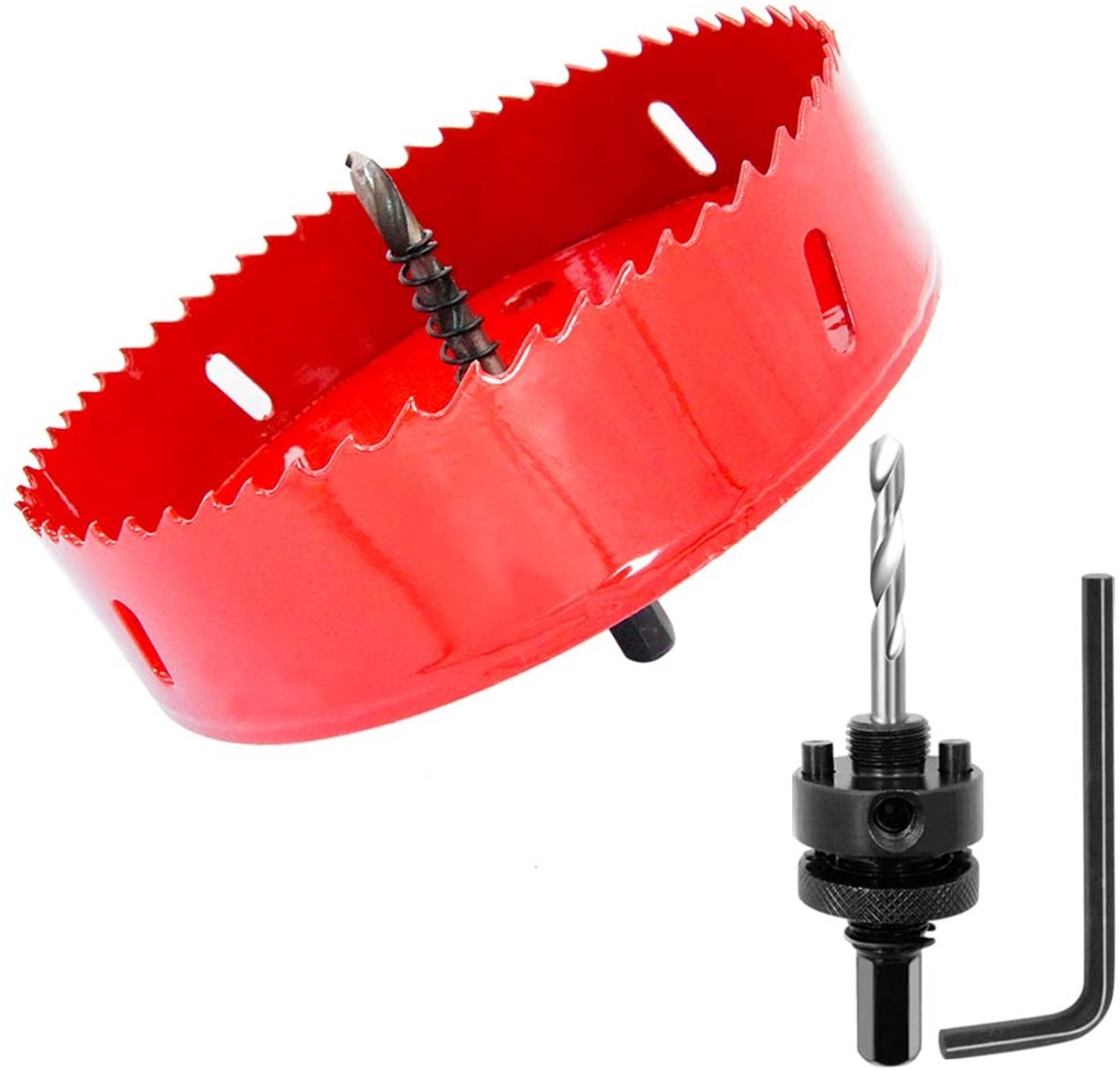 Dailygoody - OmGoods - Dailygoody - Crown Heavy Duty Boorbit - Voor Hout, Aluminium en PVC - 145 mm - Duurzaam en Betrouwbaar - Inclusief Toebehoren - Geschikt voor Diverse ...