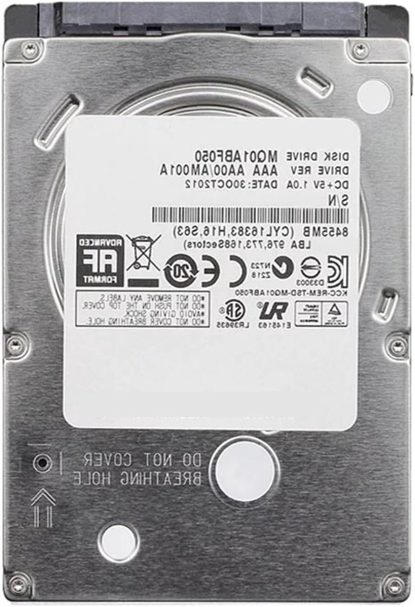 Interne Harde Schijf - HDD Laptop - Opslag Uitbreiden - 2.5 Inch Formaat - 2TB - Zilver