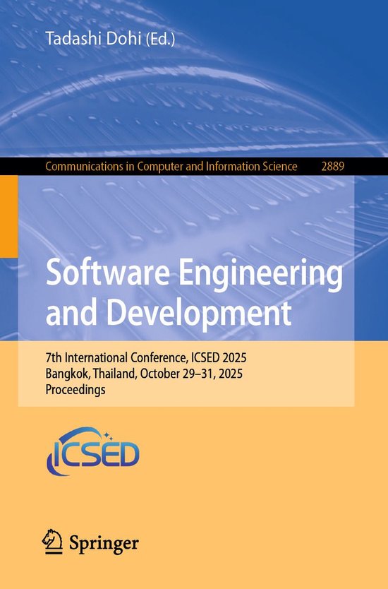 Springer Nature Proceedings Computer Science - Software Engi ... - cover