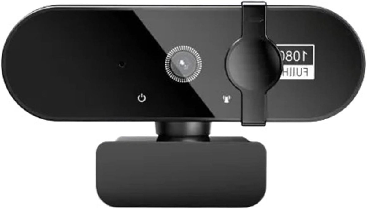 Webcam Full HD - Mini Camera - Videobellen - Geïntegreerde Microfoon - 1080 cm - Zwart