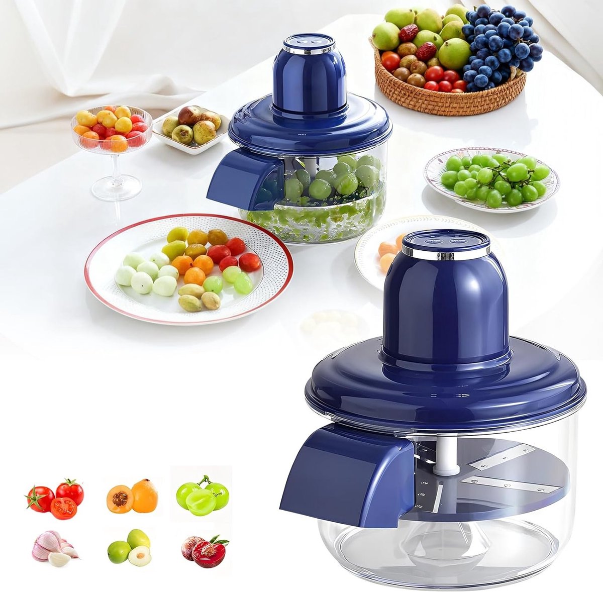 Multifunctionele Elektrische Schiller voor Fruit Druiven en Knoflook Oplaadbare Keukenhulpmiddelen voor Eenvoudig Schillen