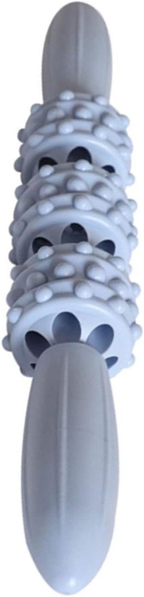 Spierroller Massage Stick - Massage Tool - Spierherstel - Rond Massage Drijfpunt - 34 cm - Blauw