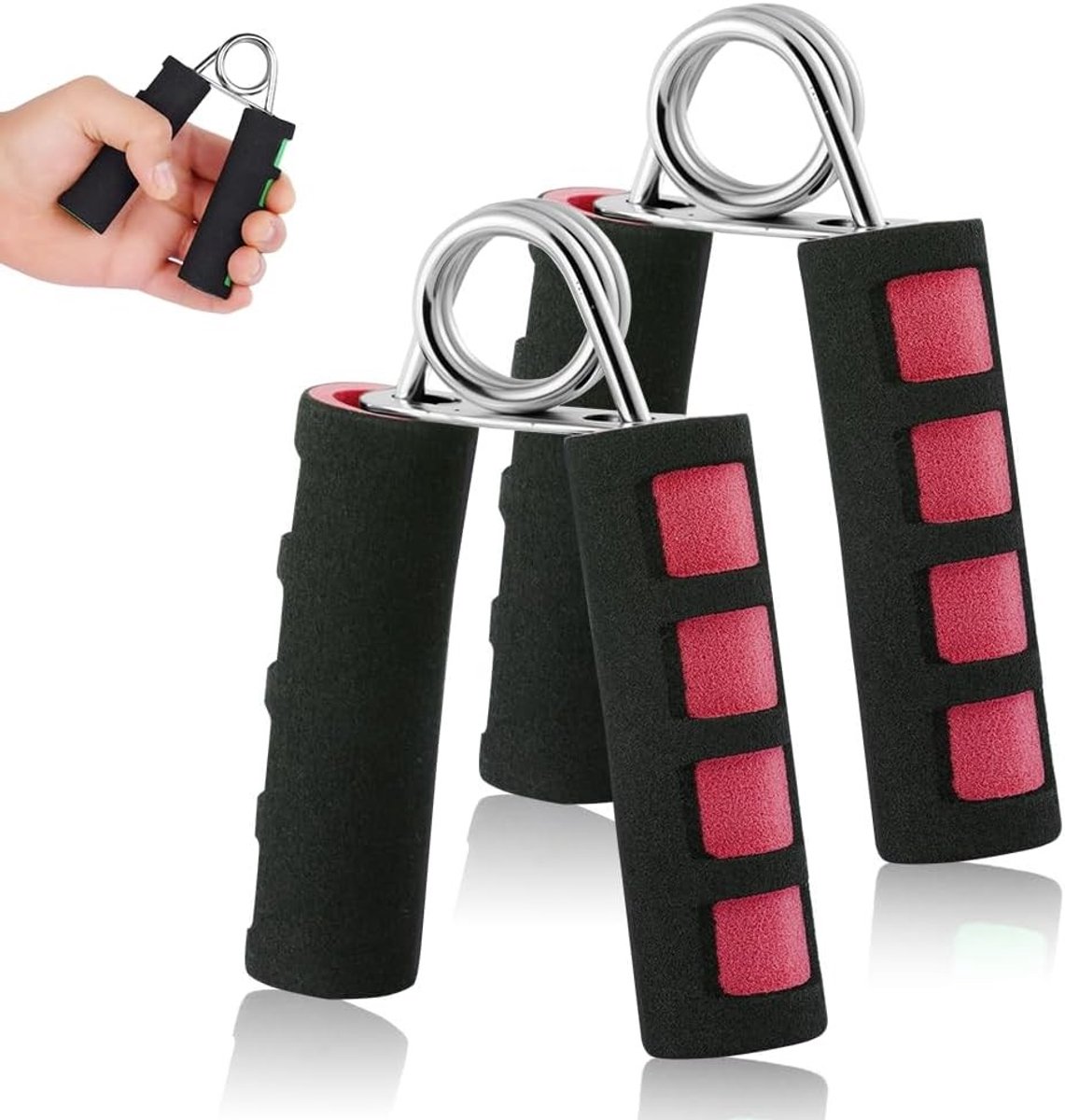 Set van 2 Grip Tangen voor Onderarm Training - Versterk Hand- en Polsspieren, Verbeter Gripkracht en Uithoudingsvermogen