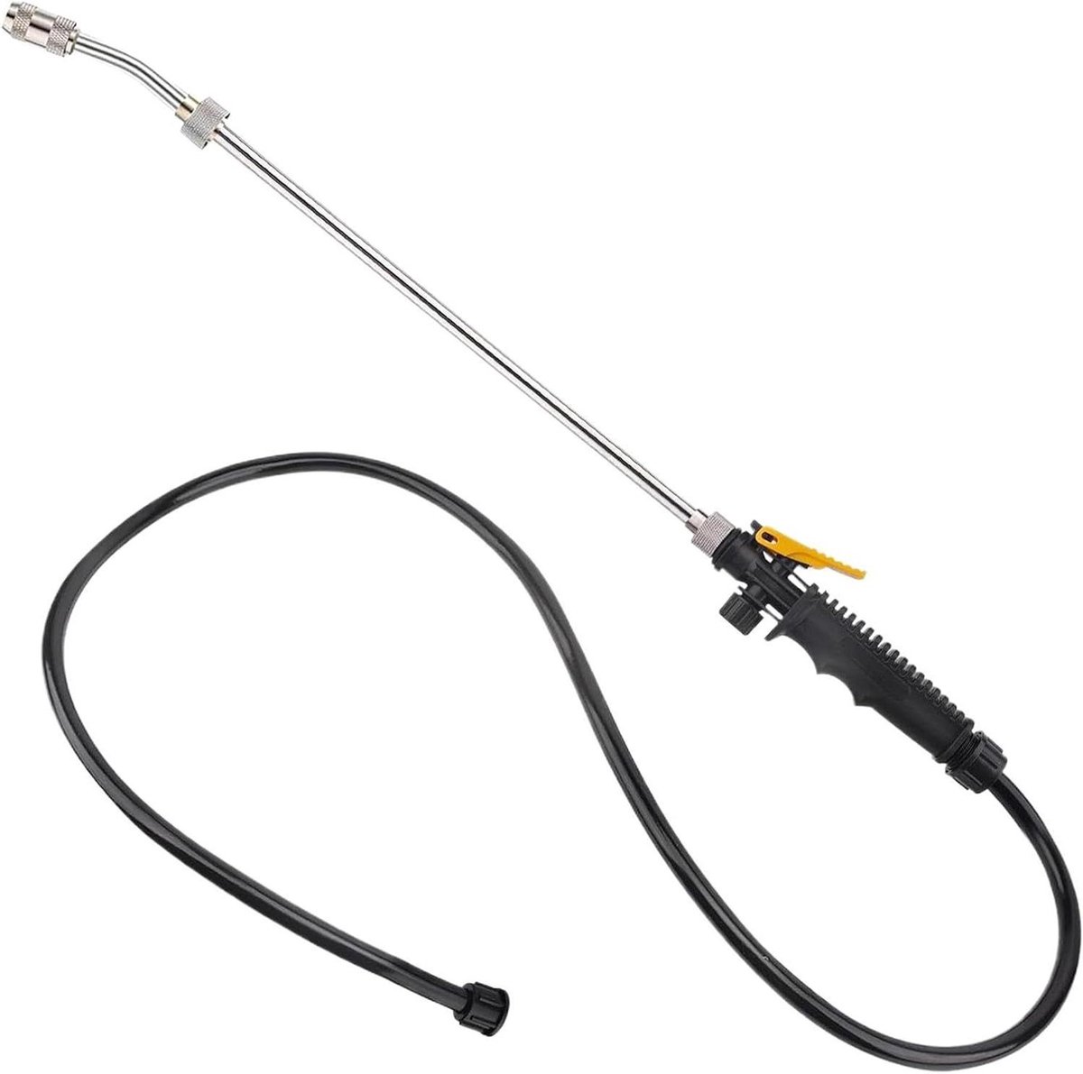 Tuinsproeistaaf - Handsproeier Gazon - Tuin Bewateren - Telescopische Stang - 72 cm - Zilver