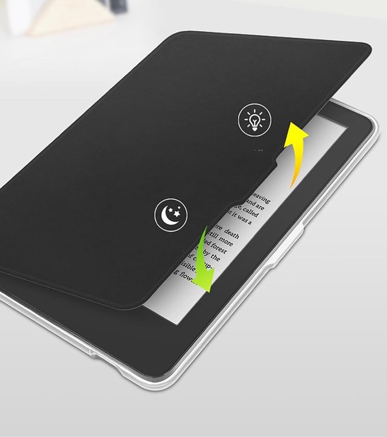 Beschermhoes Kobo Clara - Hoesje E-reader - E-reader Beschermen - Transparante Achterkant - N.v.t. - Roze — afbeelding 4