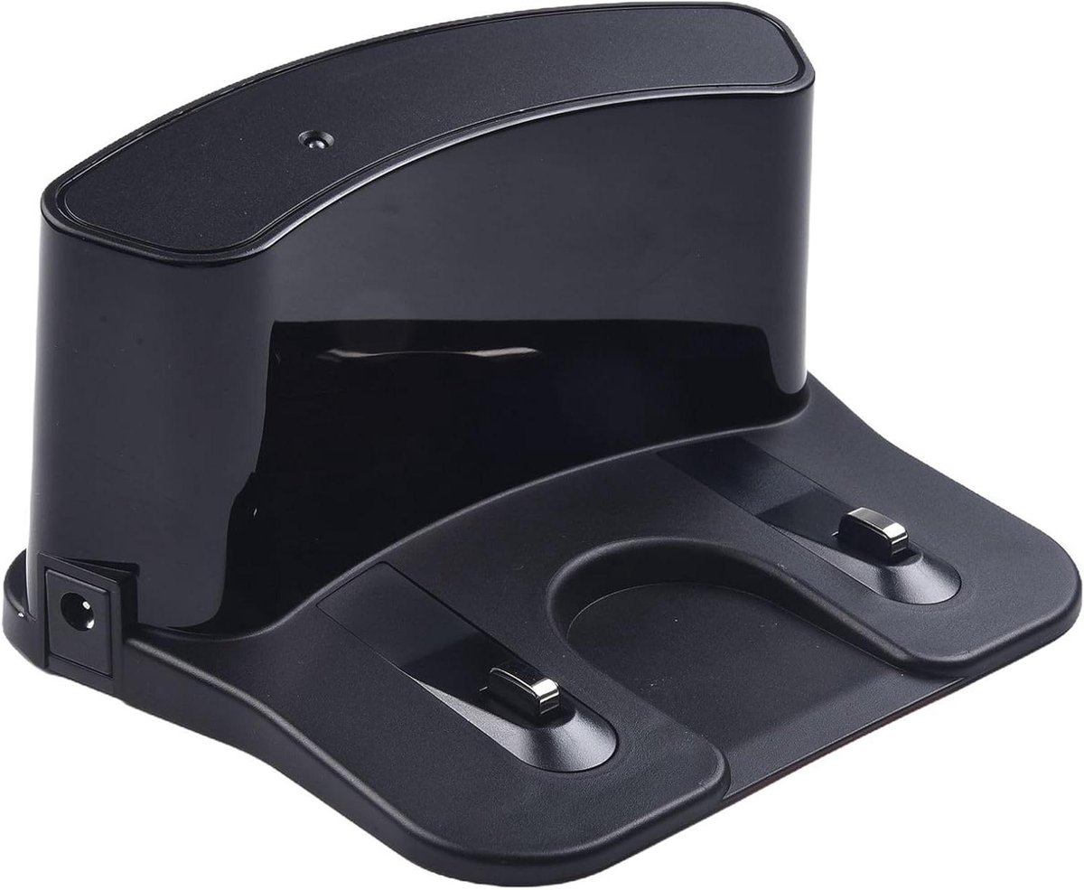 Robotstofzuiger Laadstation - Oplaadbasis Docking Station - Robot Onderhoud - Specifieke Pasvorm - 14 x 10 x 7 cm - Zwart