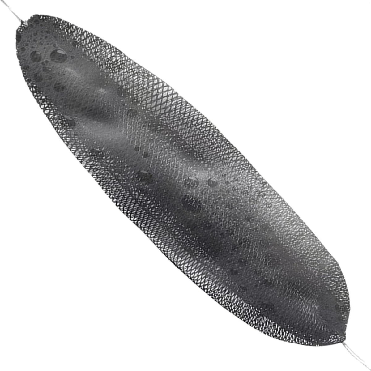 Netspons - Douche scrubber - Huid reinigen - 3D scrubtechnologie - 20-100 cm - Blauw