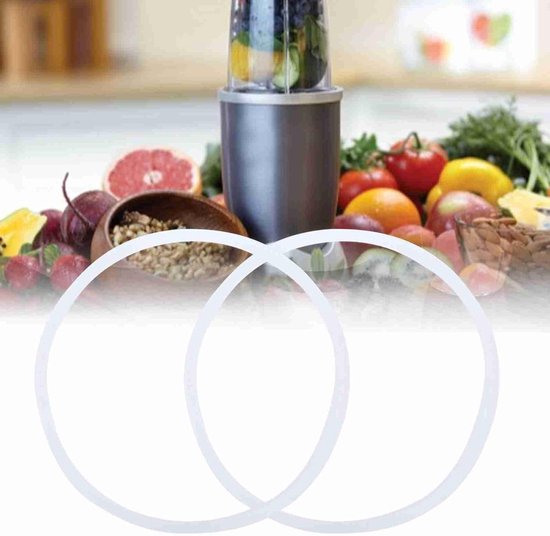 Rubberen Afdichting Pakking Ringen voor 600 W Juicer - 2PCS Vervangende Siliconenafdichtingen voor Extractorbladen en Deksels, Duurzaam en Flexibel — afbeelding 3