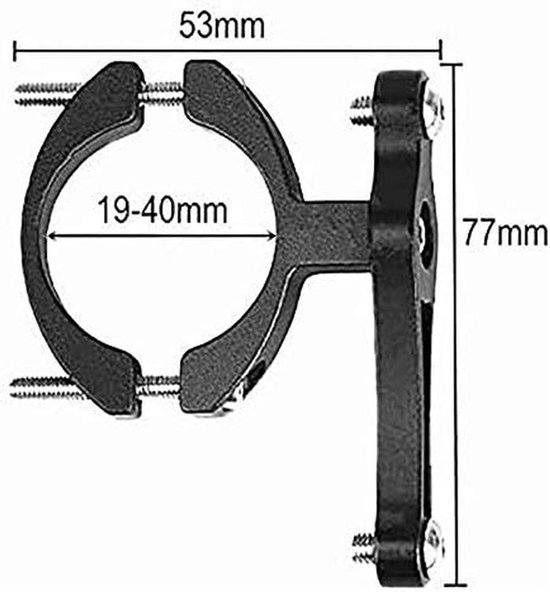 Fiets Fles Houder - Fietshouder Bidon - Fietsen - 360 Graden Draaibaar - 9 x 7 x 2 cm - Zwart — afbeelding 5