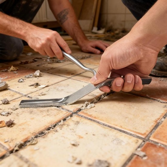 Voeg Gereedschap Set - Kitgereedschap Afdichting - Tegels Afwerken - Dubbele Kop Roestvrij Staal - 3 Stuks - Zilver — afbeelding 5